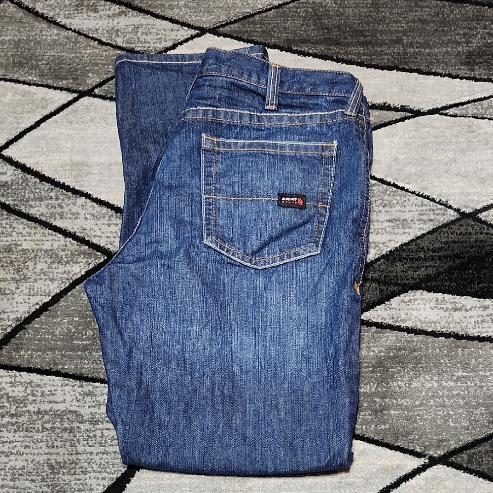 ARIAT FLAME-RESISTANT M4 RELAXED BOOT WORK DENIM JEAN 40/34